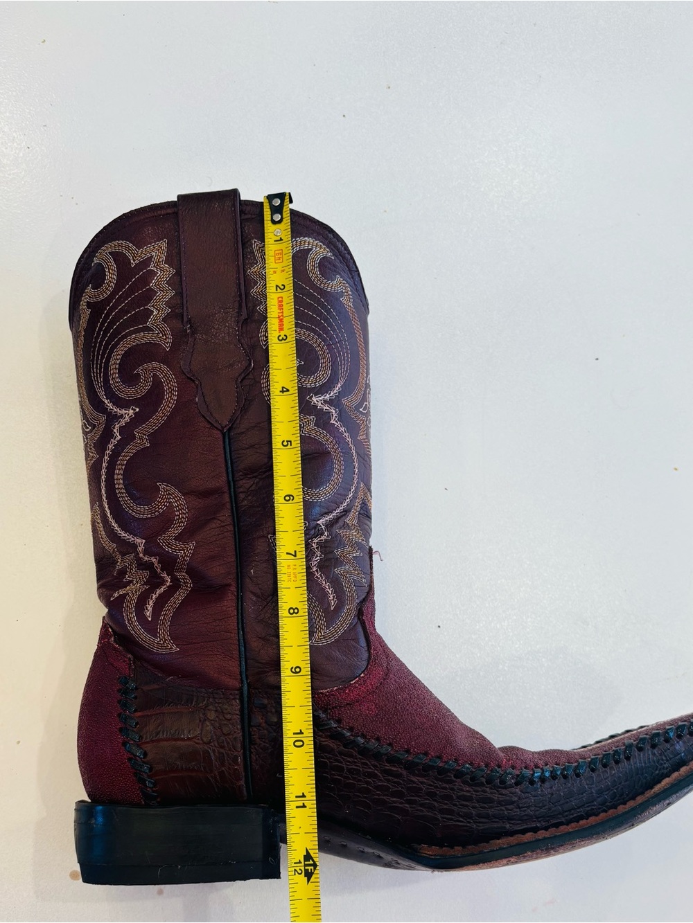 Jar Boots Women's Burgundy Western Boots size 7 - Picture 9 of 17